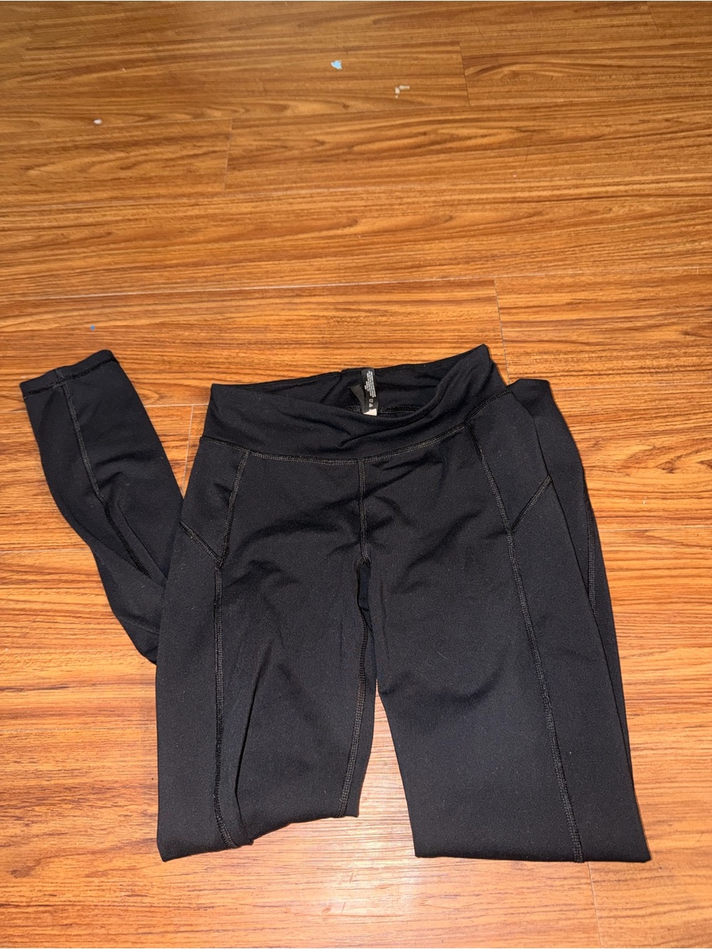 Aeropostale Black High-Waist Active Leggings